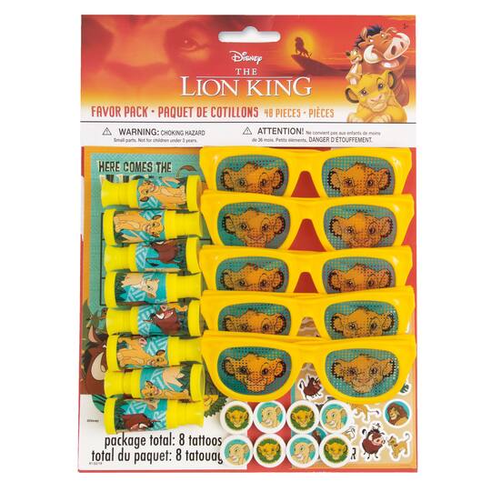 Lion King Birthday Party Favors Pack Disney Lion King Party Supplies